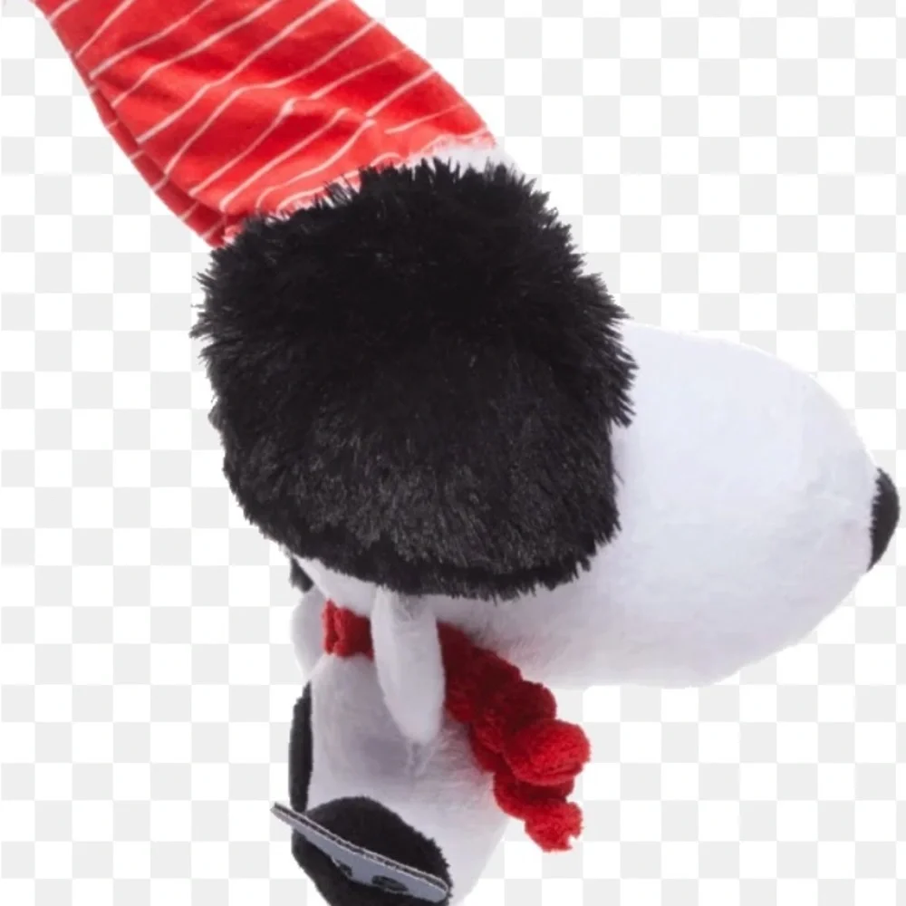 FREE w bundle of 2+ Snoopy Dog Toy Plush Peanuts Red Hat Rope NWOT
